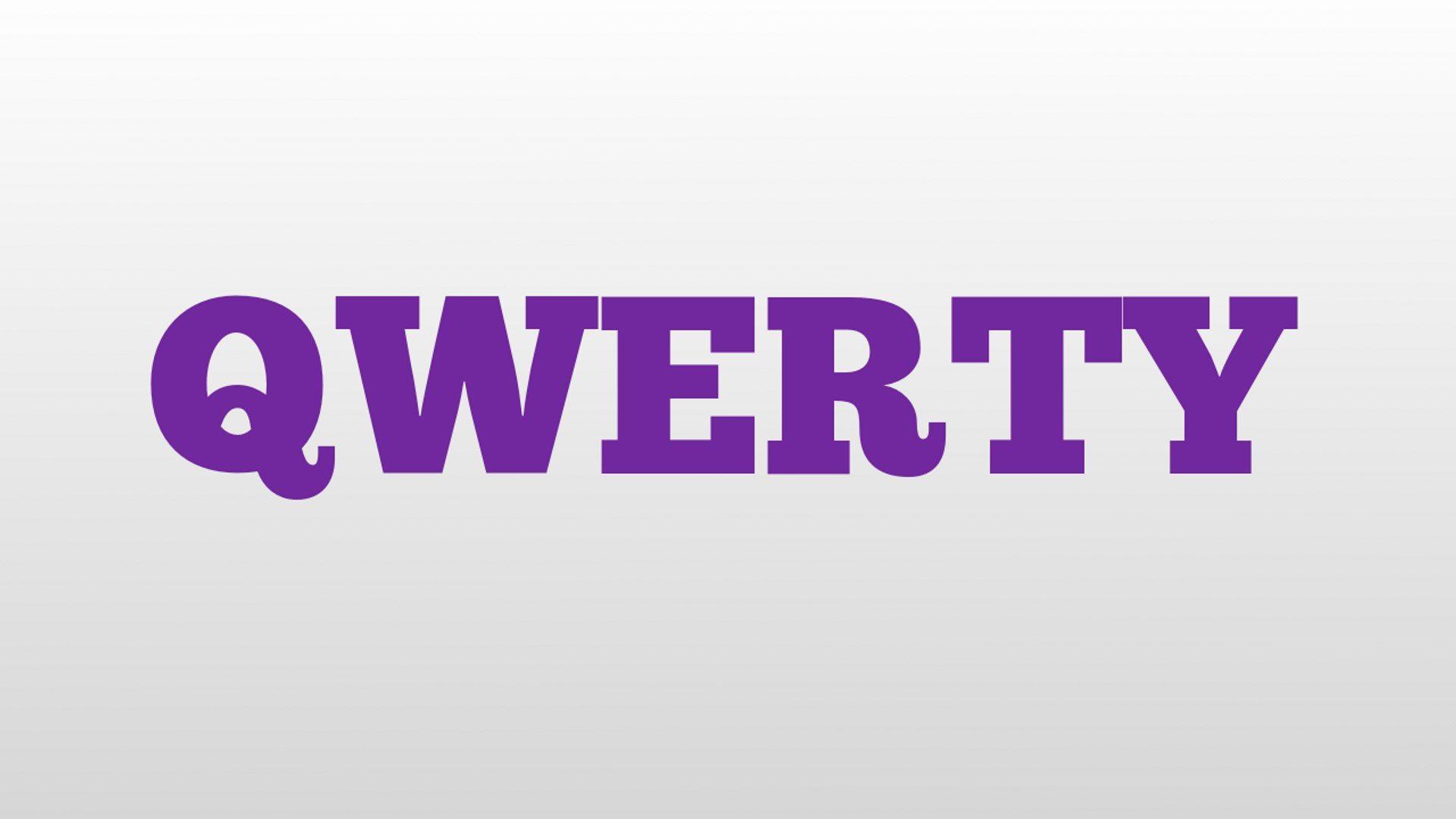 1920x1080 QWERTY meaning and pronunciation