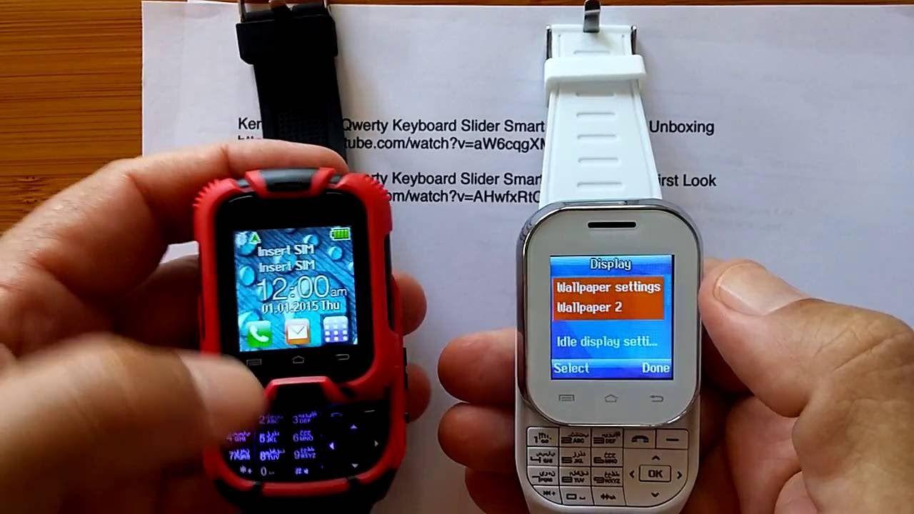 1280x720 Kenxinda W1 Qwerty Keyboard Slider Smart Watch Phone: Unboxing and Review