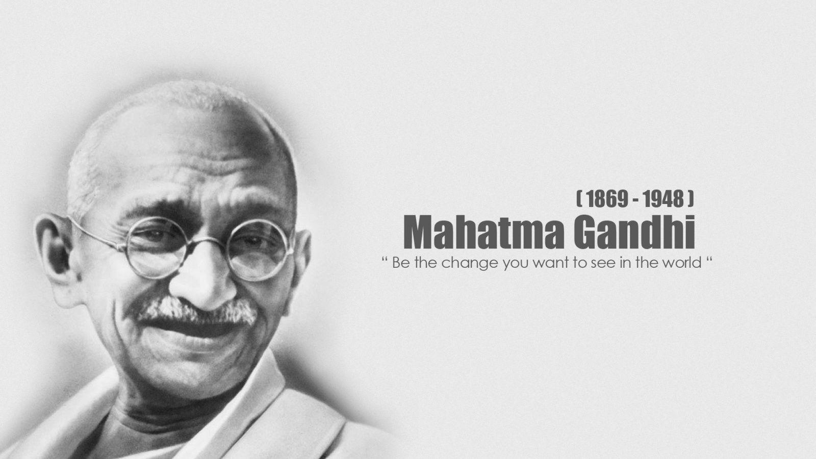 1600x900 Gandhi Wallpaper