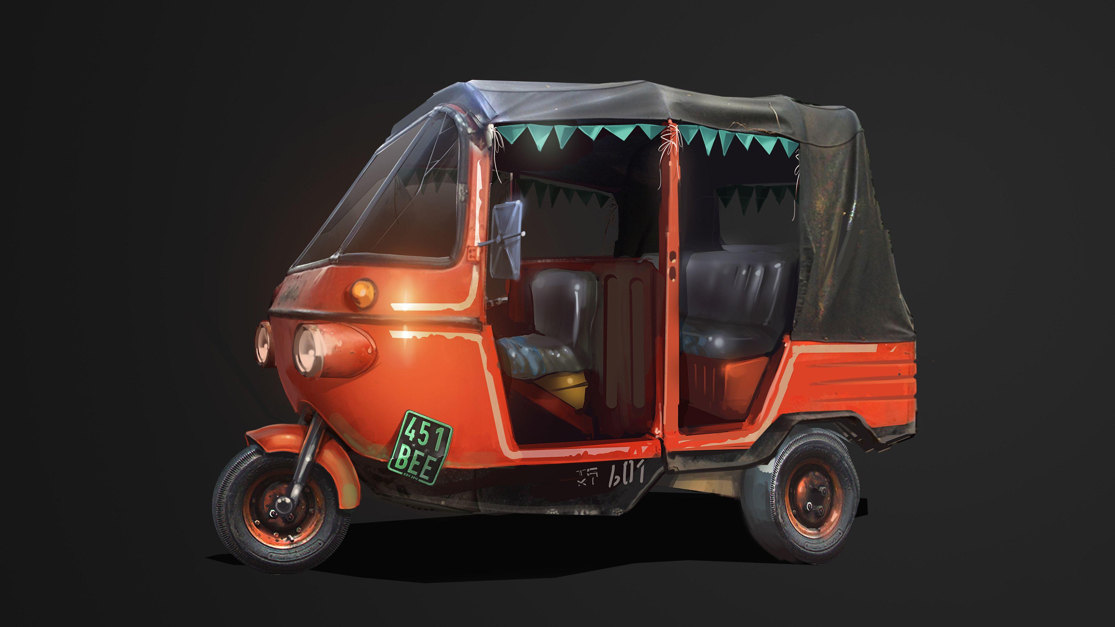 3840x2160 Pubg Tuk Tuk 4k HD 4k Wallpaper, Image, Background, Photo and Picture