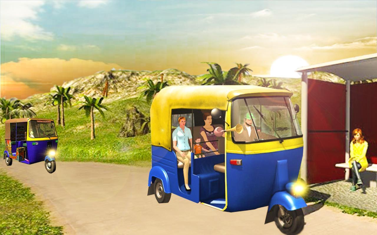 1280x800 indian tuk tuk auto rickshaw 3D 2018 for Android