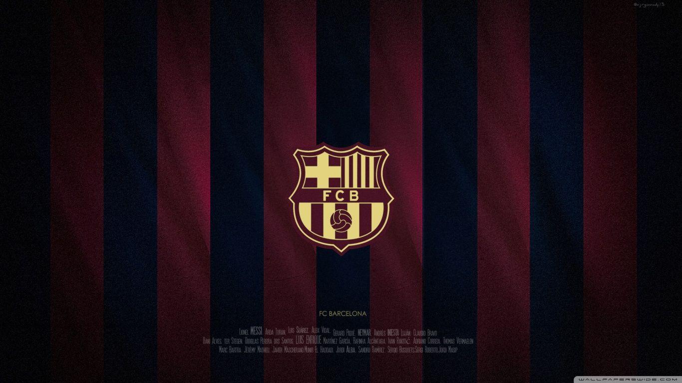 1366x768 Barelona Soccer Cool Wallpaper