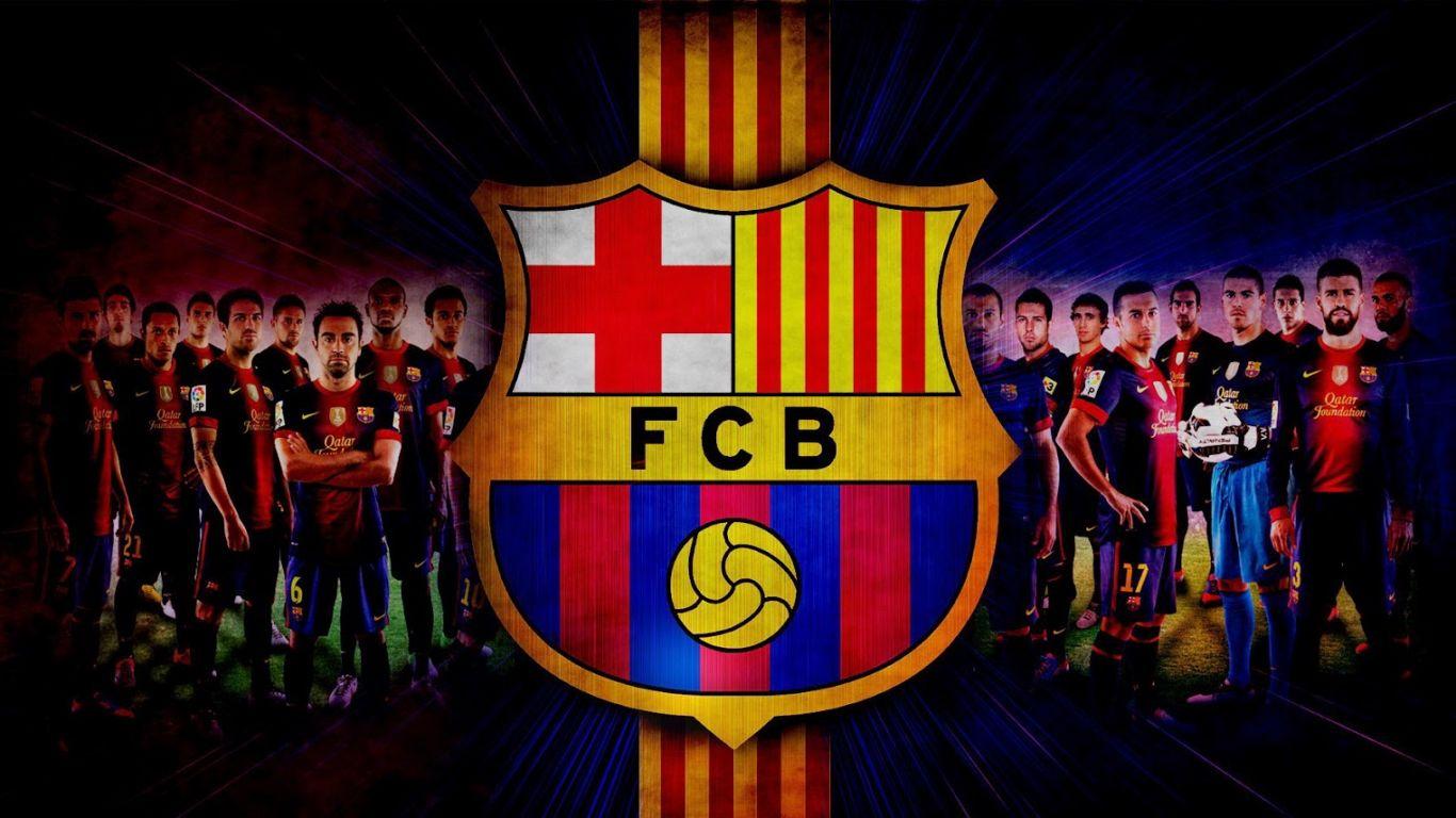 1366x768 Free download Fc Barcelona Logo wallpaper [1600x854] for your Desktop, Mobile & Tablet. Explore Barcelona Wallpaper. Barcelona City Wallpaper, Barcelona Wallpaper, Barcelona HD Wallpaper