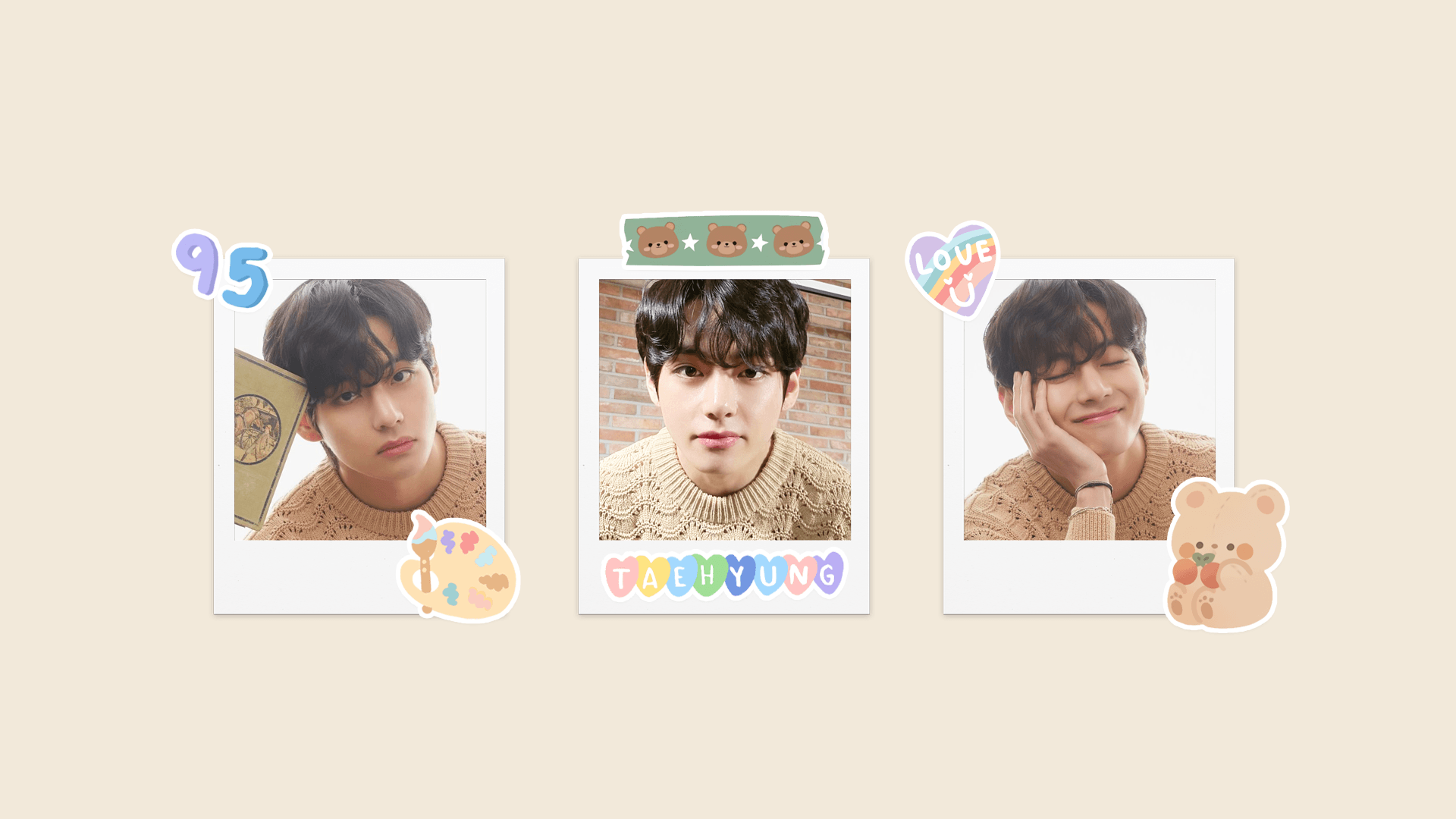 1920x1080 Taehyung desktop wallpaper I made ʕ´•ᴥ•`ʔ: heungtan