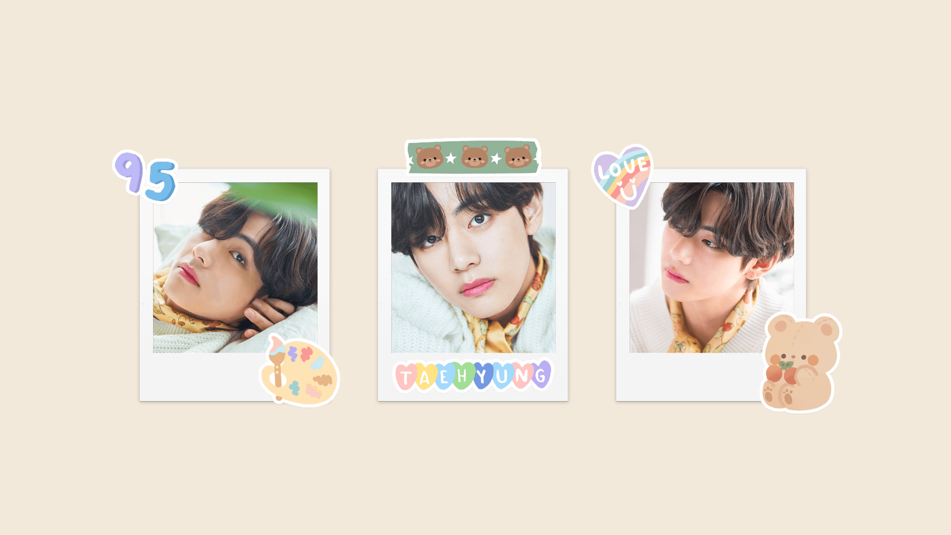 1920x1080 Taehyung desktop wallpaper I made ʕ´•ᴥ•`ʔ: heungtan