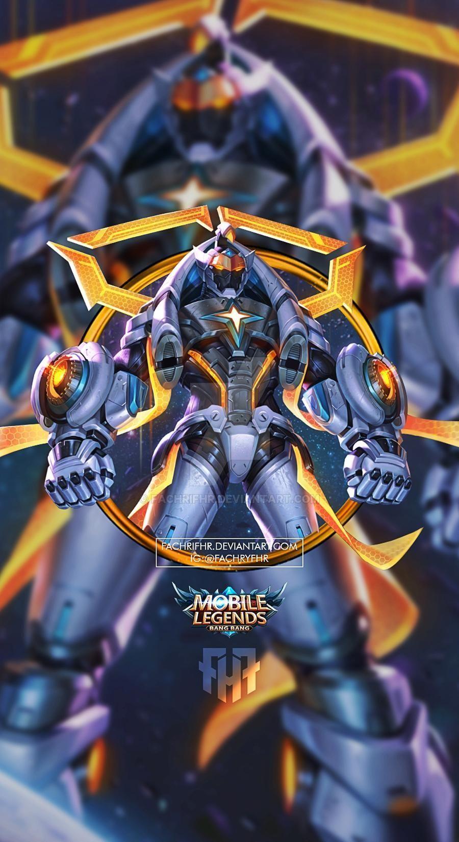 900x1650 Wallpaper Phone Gatot Kaca Sentinel. Phone wallpaper, Mobile wallpaper android, Mobile legend wallpaper