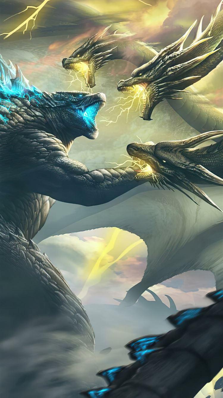 750x1334 ghidorah godzilla king of the monsters 4k iPhone 8 Wallpaper Free Download