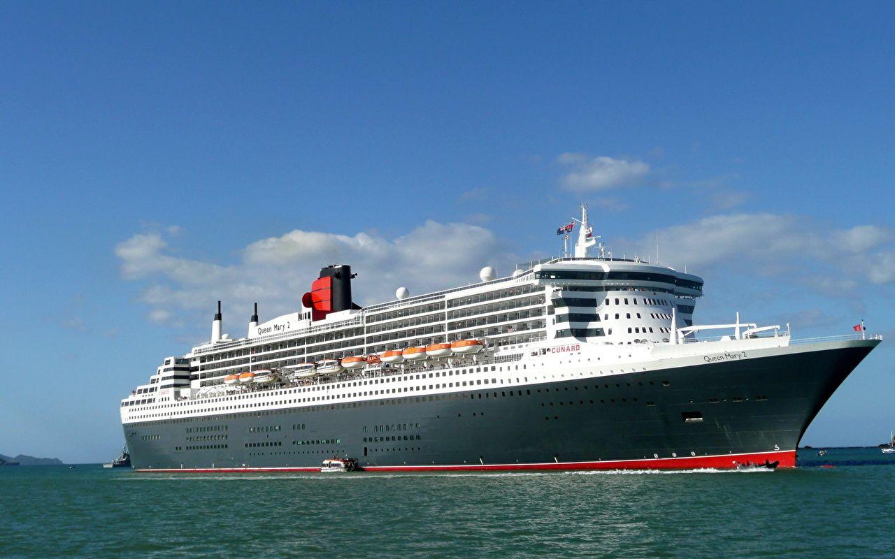1280x800 Wallpaper Cruise liner Queen Mary 2 ship
