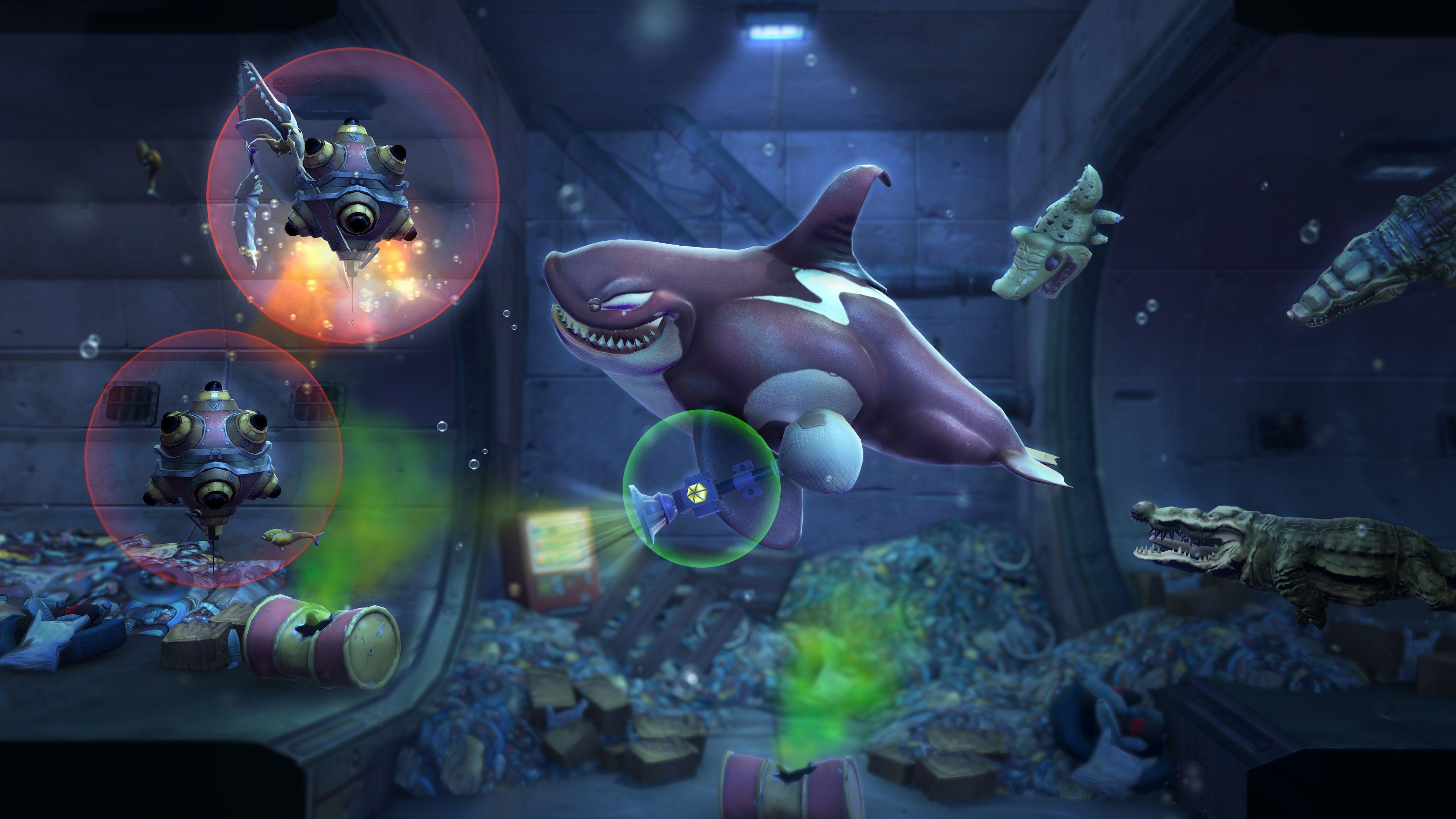 3840x2160 Hungry Shark World Console
