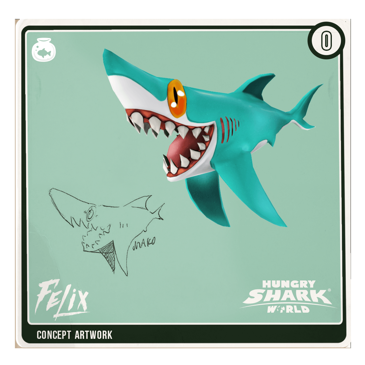 1200x1200 Hungry Shark World Drawings .