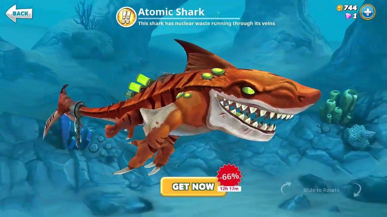 1280x720 hungry shark world, atomic shark. Shark, Shark picture, Shark games