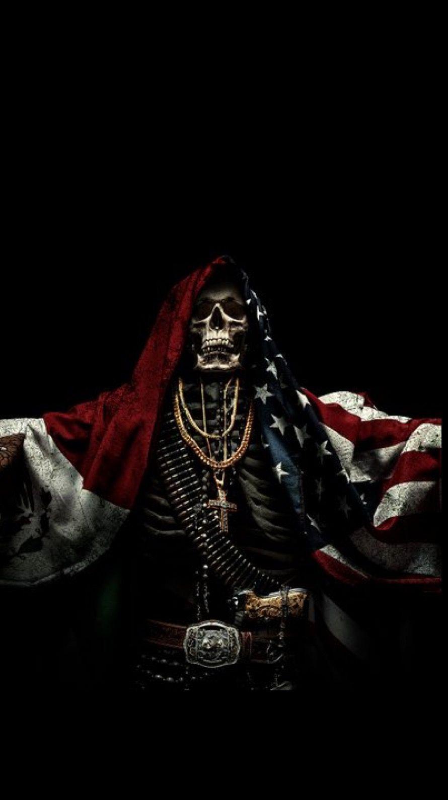 890x1590 Mexican Skull iPhone Wallpaper .