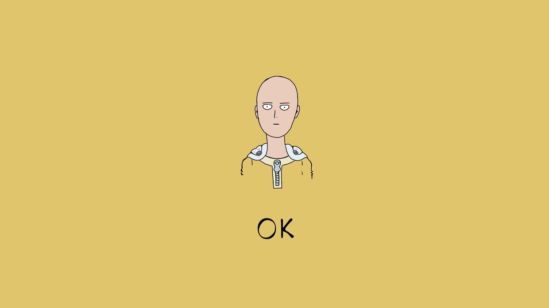 1920x1080 Saitama Với Lớp phủ Văn bản Ok One Punch Man #Saitama P #wallpaper #hdwallpaper #desktop.  Papeis De Parede Pc, Papel De Parede Pc, Imagens HD https://wallpaperaccess.com/full/5985269.jpg