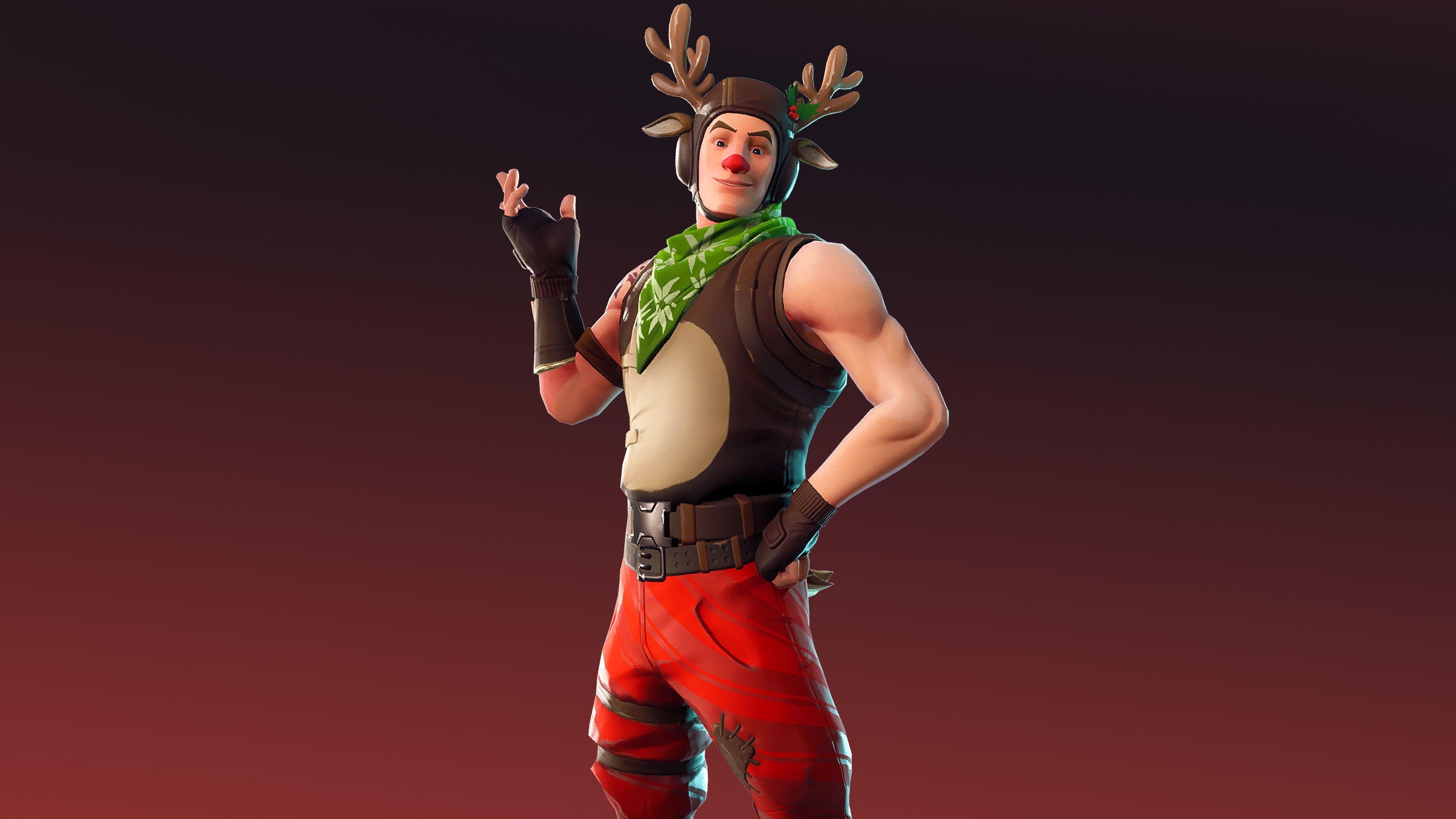 Red Nose Raider Fortnite Wallpapers - Top Free Red Nose Raider Fortnite ...