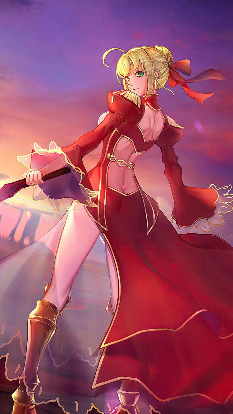 750x1334 Fate Stay Night Anime 4k iPhone iPhone 6S, iPhone 7 HD 4k Wallpaper, Image, Background, Photo and Picture