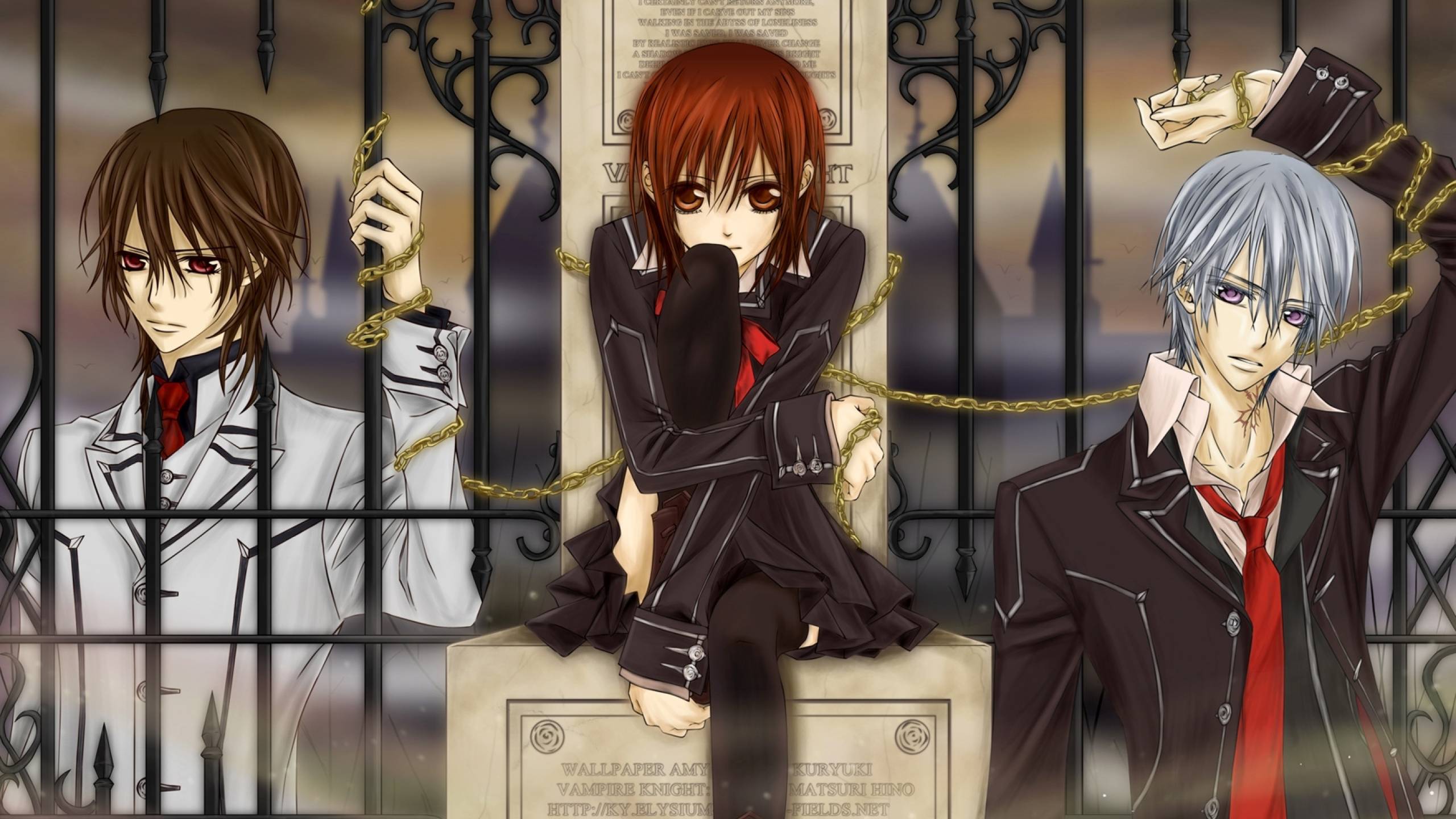 2560x1440 vampire knight, zero, kaname 1440P Resolution Wallpaper, HD Anime 4K Wallpaper, Image, Photo and Background