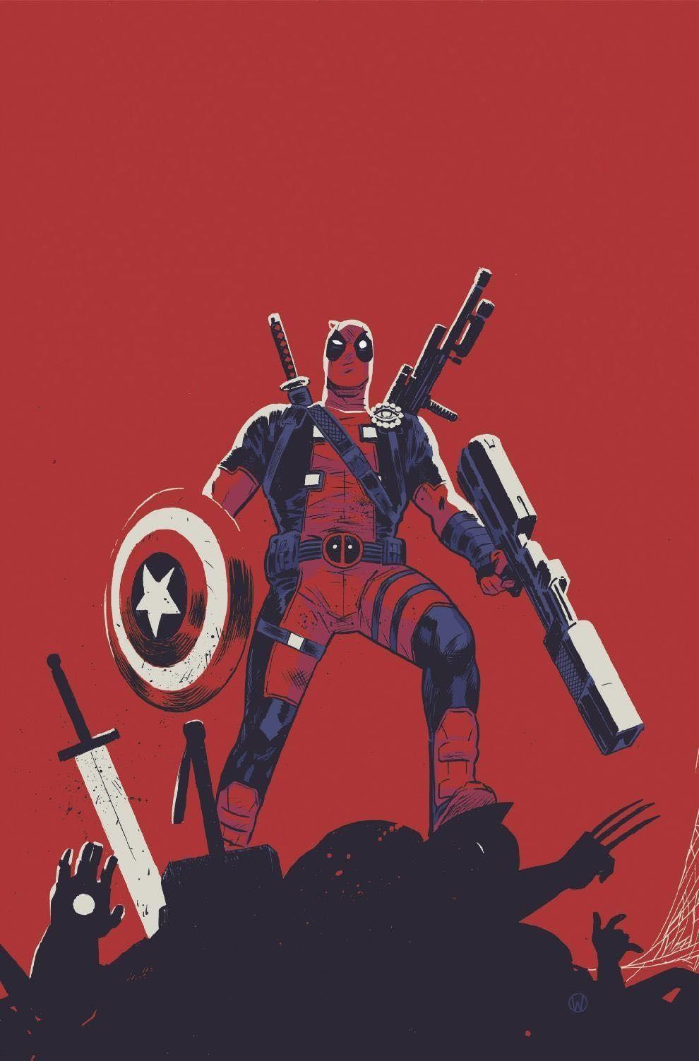 990x1503 Deadpool Kills The Marvel Universe Again (Cover B Michael Walsh). Marvel image, Deadpool art, Marvel comic character