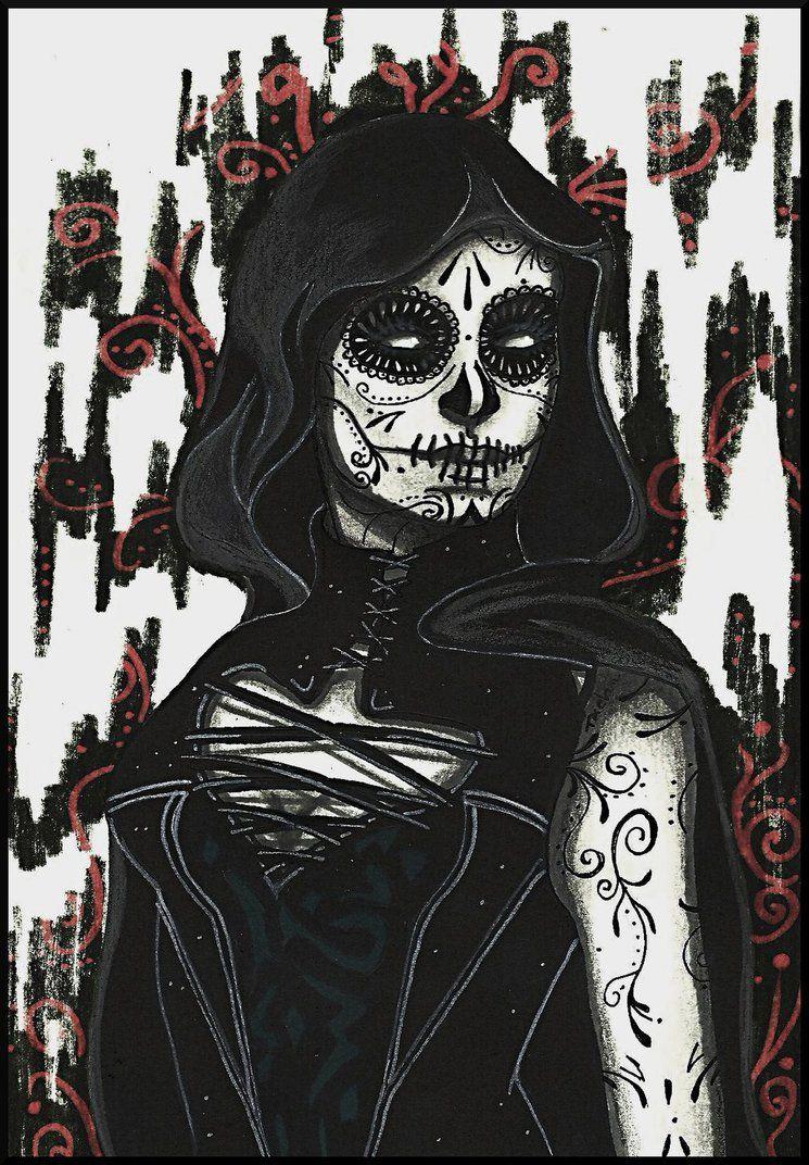 745x1072 Lady Death Day Of The Dead
