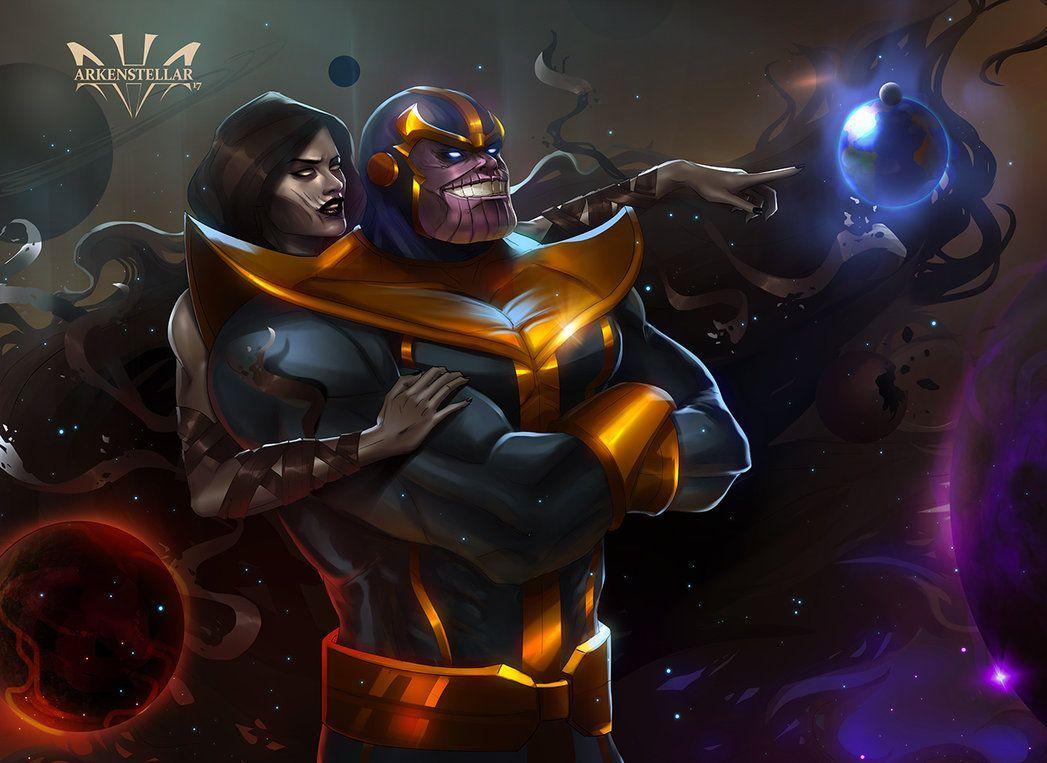 1047x763 Deadpool Vs Thanos Wallpaper
