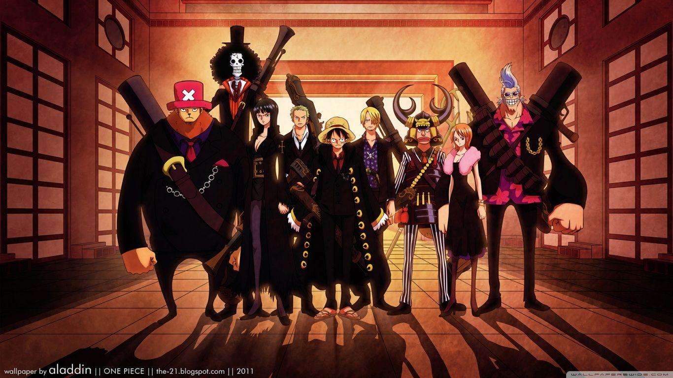 1366x768 One Piece, Straw Hat Mafia Ultra HD Desktop Background Wallpaper for 4K UHD TV : Tablet
