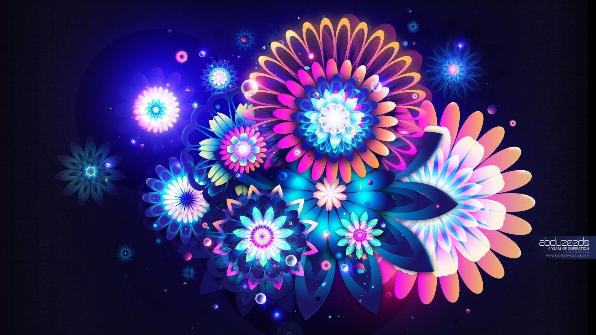 1920x1080 abstract flowers design 1920x1080 wallpaper