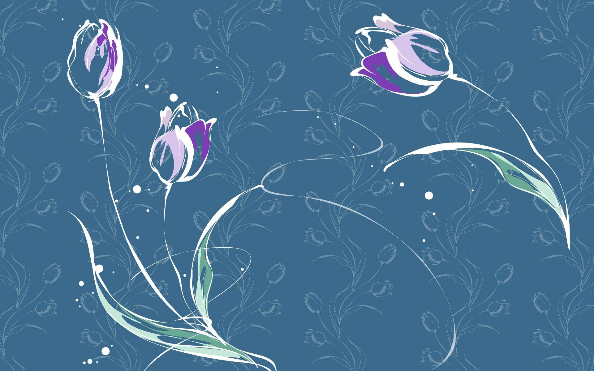 1920x1200 Abstract Flowers