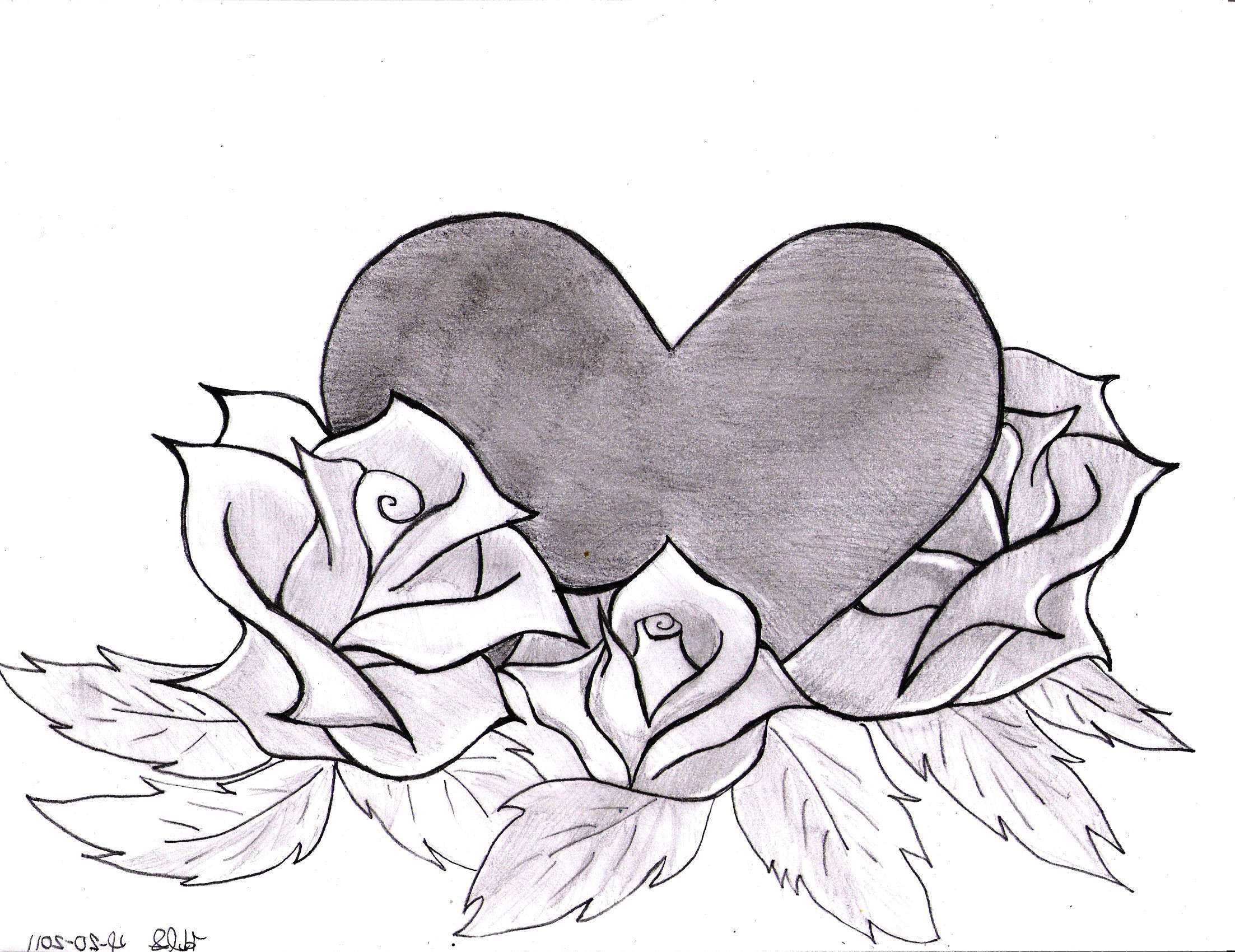 2205x1700 Heart Wallpaper Drawing