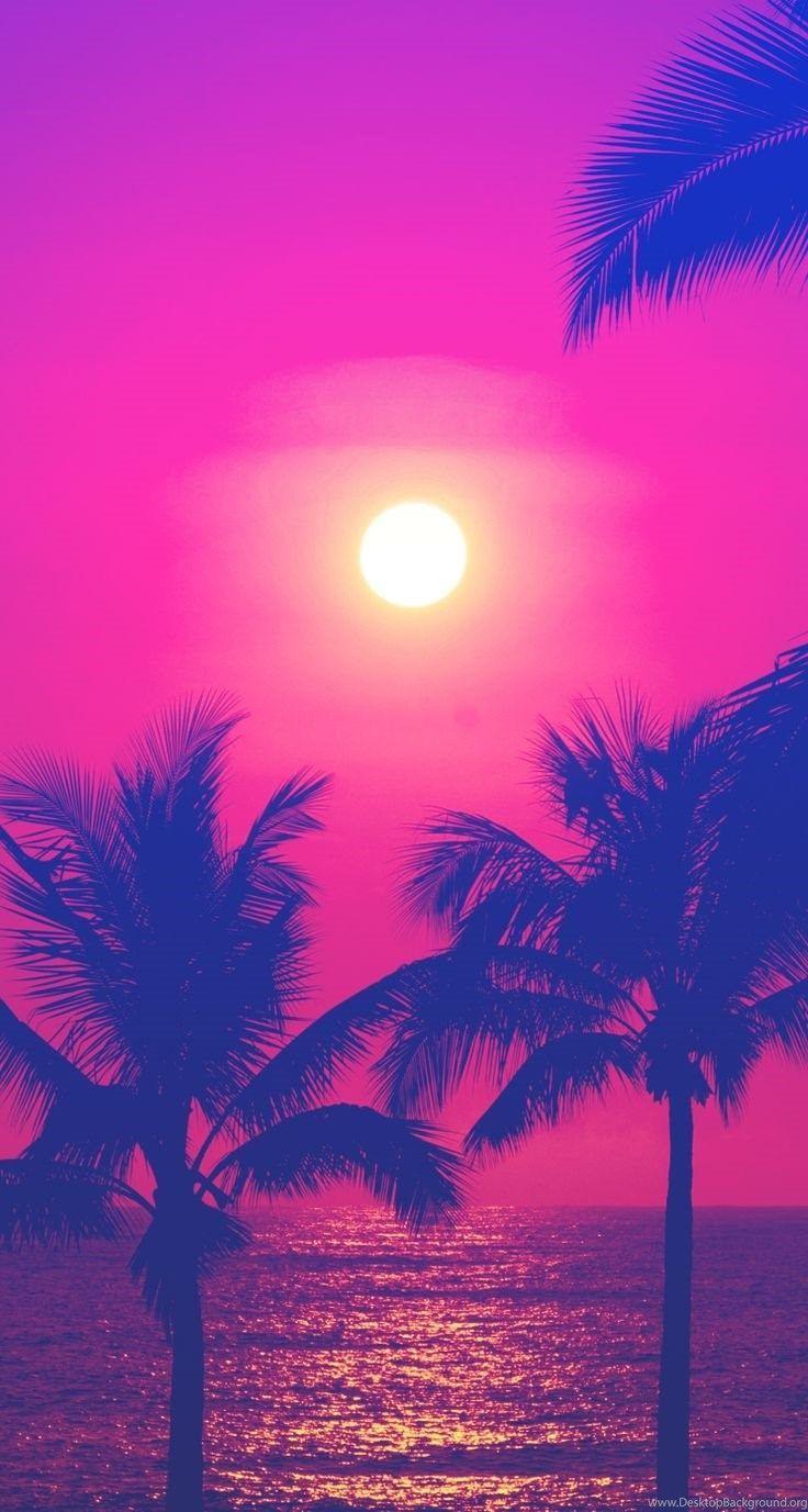 736x1377 Wallpaper Neon Pink