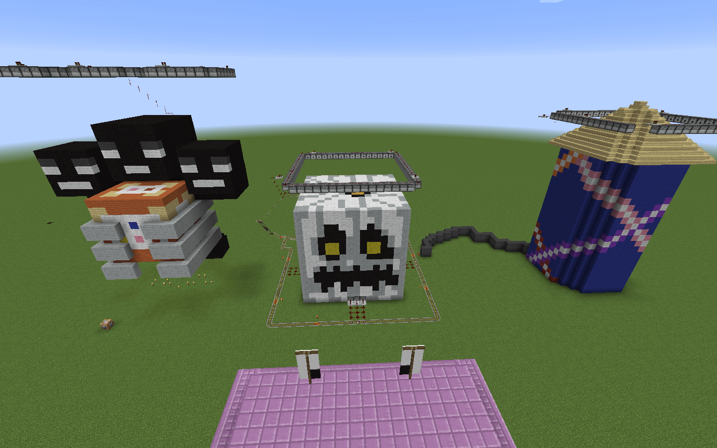 1440x900 Story mode and 4th of July burning map! (Wither storm, White Pumpkin, and a firework!) and Modding: Java Edition