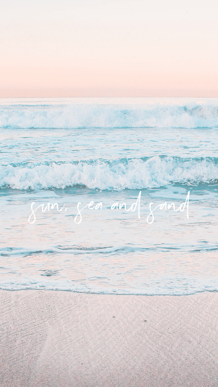 750x1334 Free iPhone Wallpaper #iphonecasestumblr. Pastel iphone wallpaper, Free iphone wallpaper, Beach wallpaper iphone