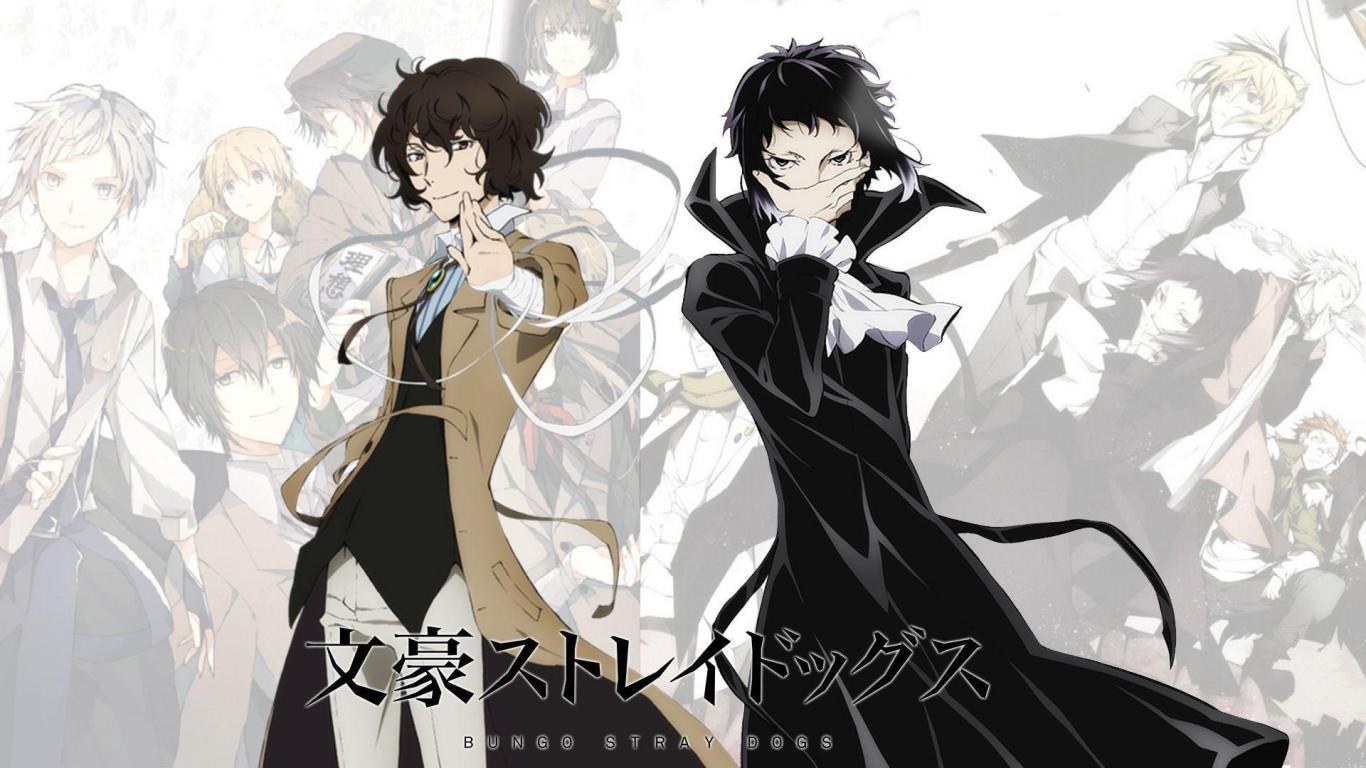 1366x768 Dazai Osamu BSD Desktop Wallpaper