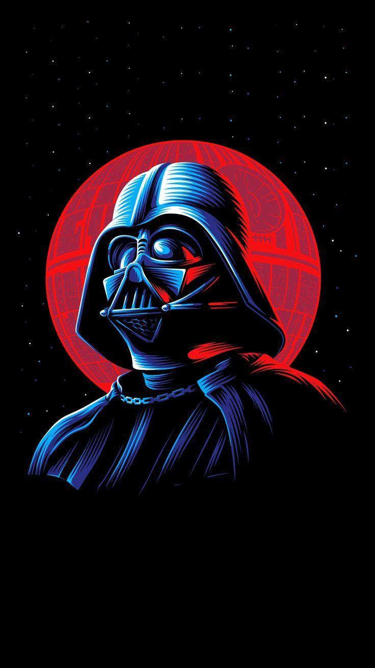 736x1308 Darth Vader. Star wars background, Star wars wallpaper, Star wars painting