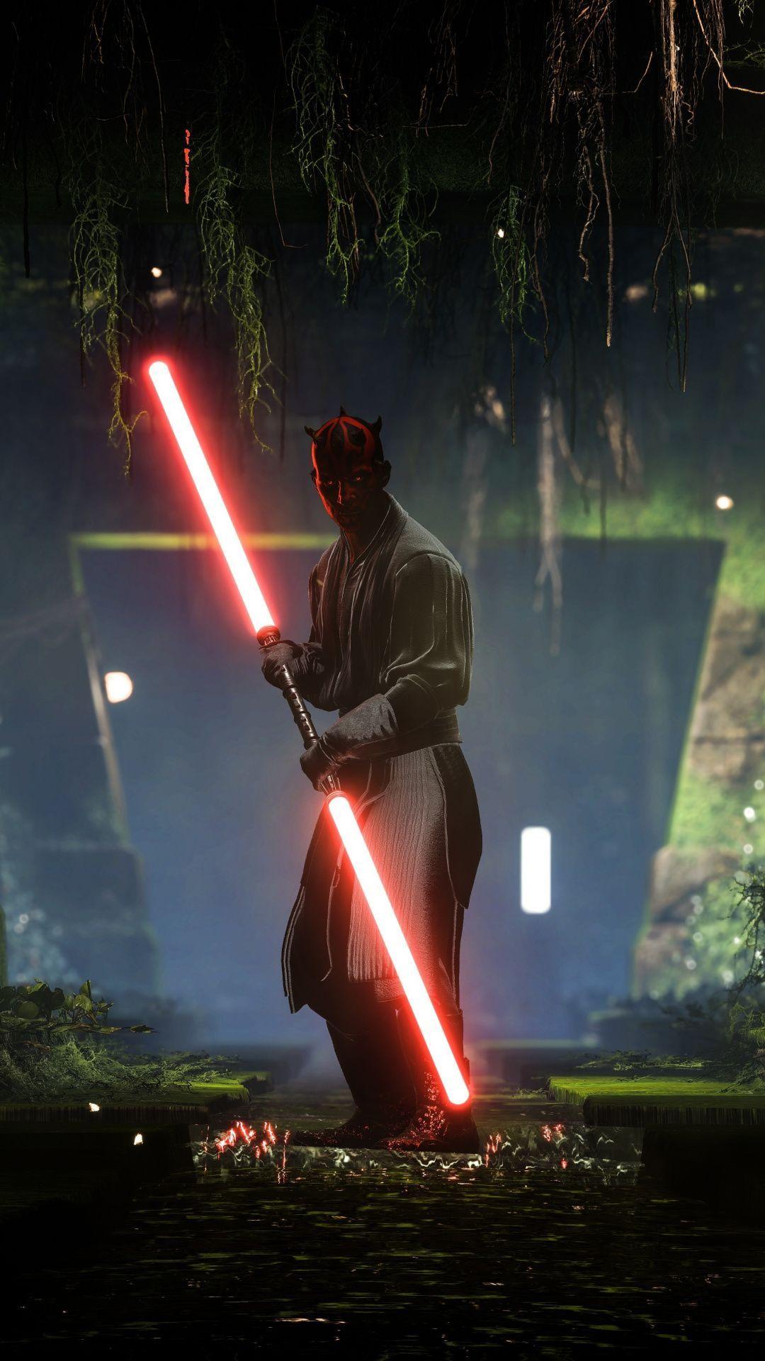 1080x1920 Darth Maul Star Wars Wallpaper 4k iPhone