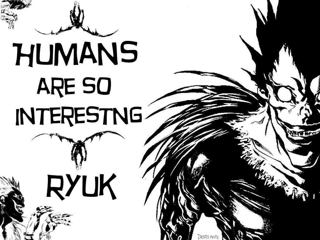 1024x768 Death Note Ryuk Manga HD Wallpaper