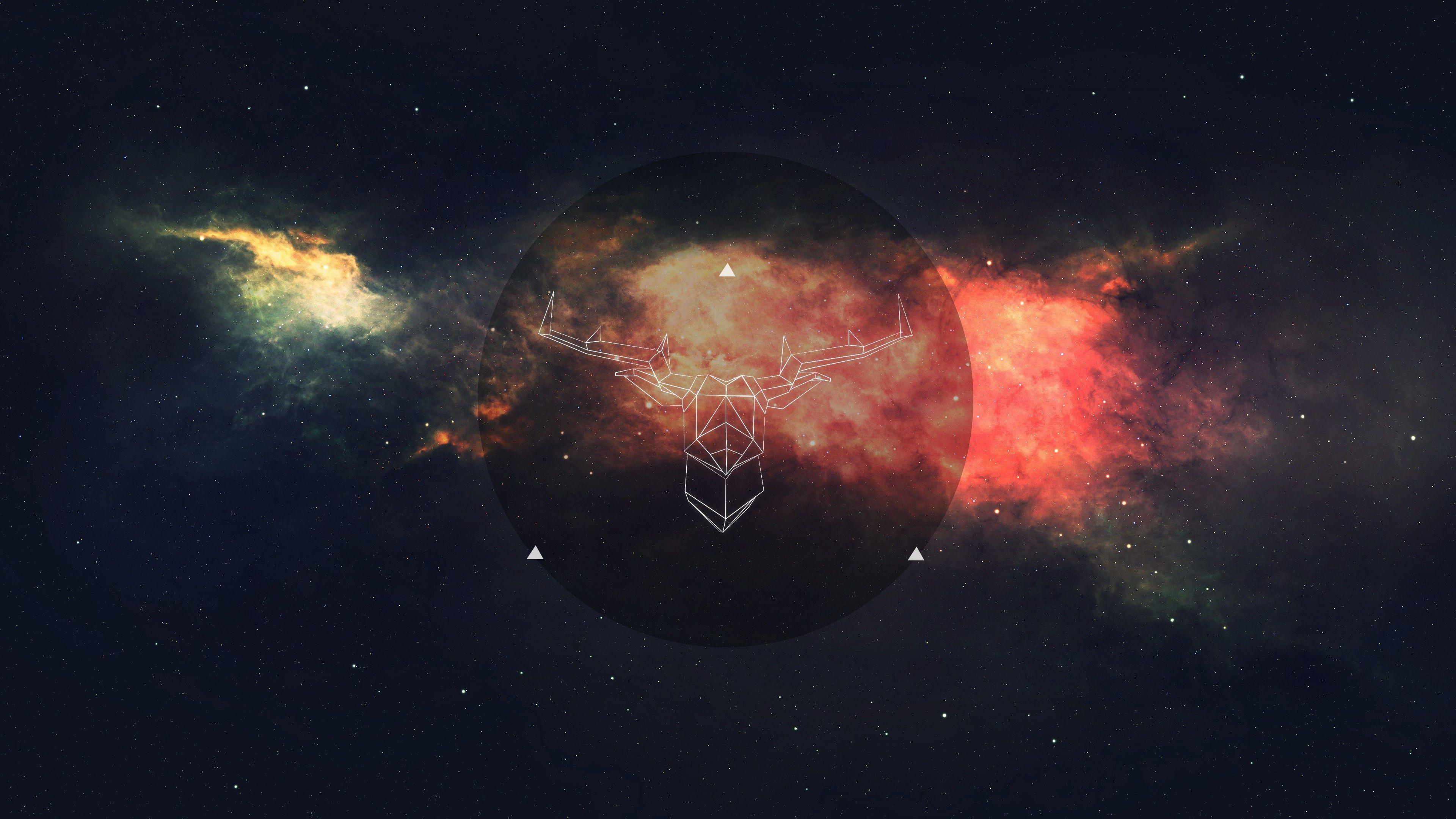 3840x2160 Minimalist Desktop Wallpaper Space .