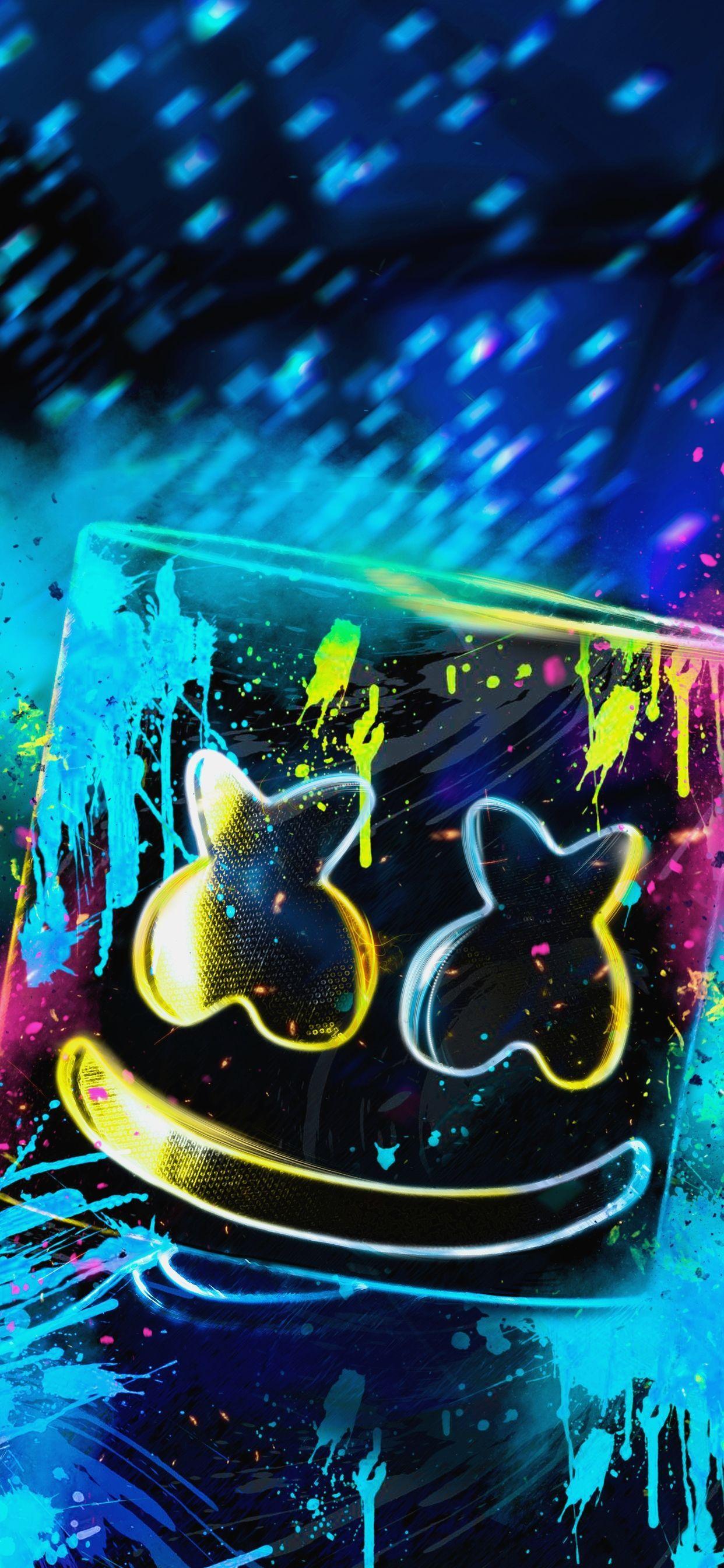 1242x2688 Neon Dj Wallpaper Wallpaper 4k
