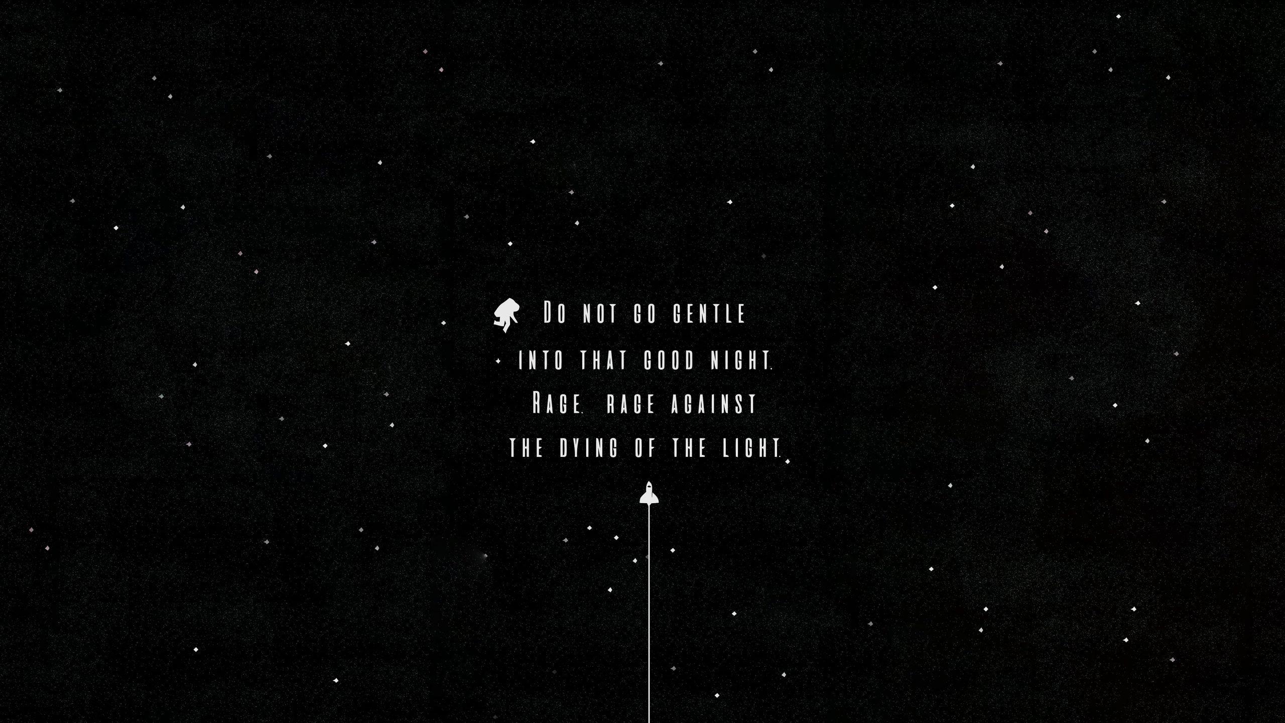 2560x1440 White text simple wallpaper, simple background, black background, space • Wallpaper For You HD Wallpaper For Desktop & Mobile