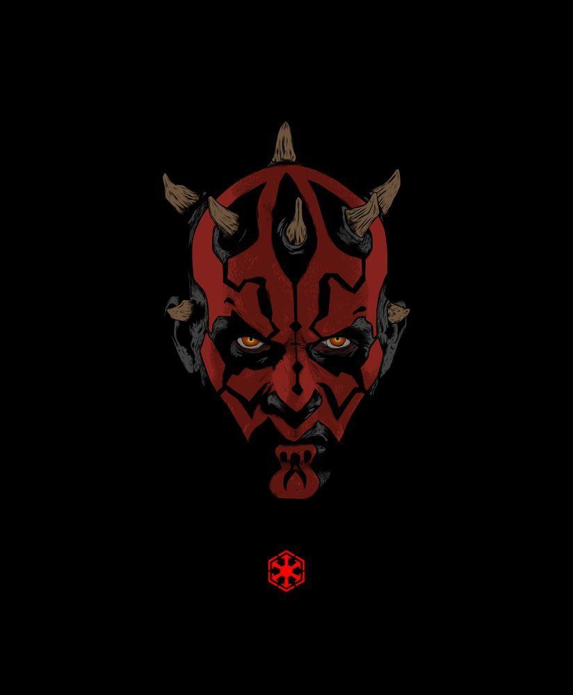 824x1000 Hail Darth Maul Art Print By Kayo1 Small. Darth Maul Art, Star Wars Tattoo, Star Wars Art