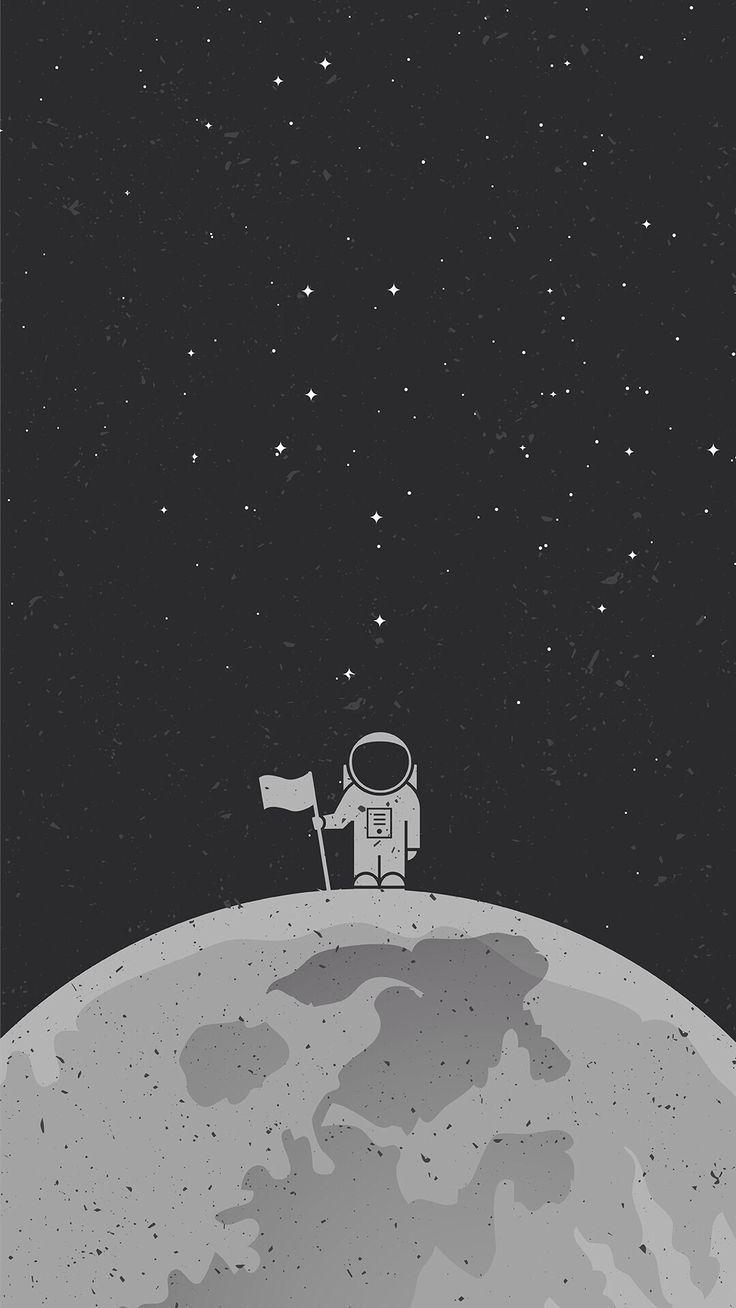 736x1308 minimalist mobile wallpaper at wallpaperbro. Astronaut wallpaper, Minimalist wallpaper, Best iphone wallpaper