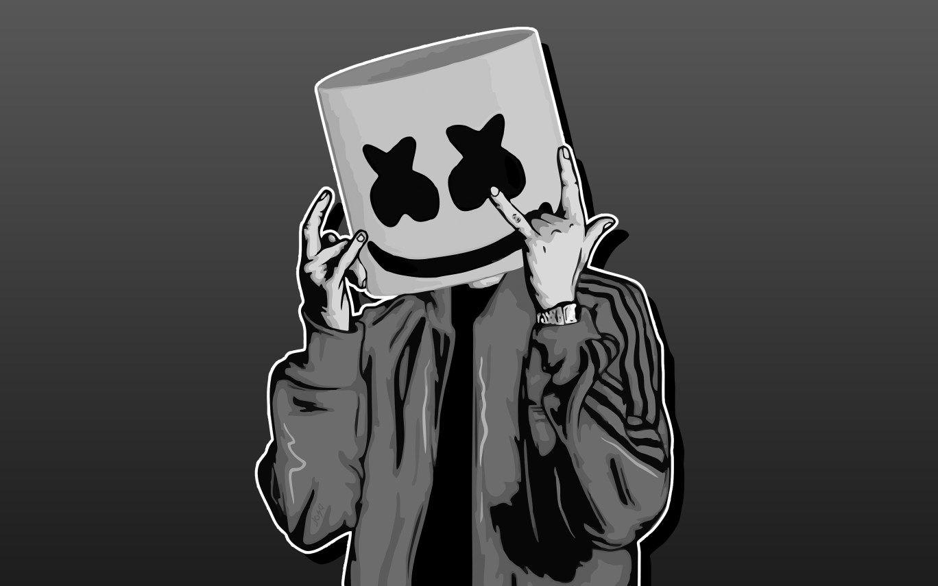 1368x855 Marshmello 8k Wallpaper Marshmello HD Wallpaper