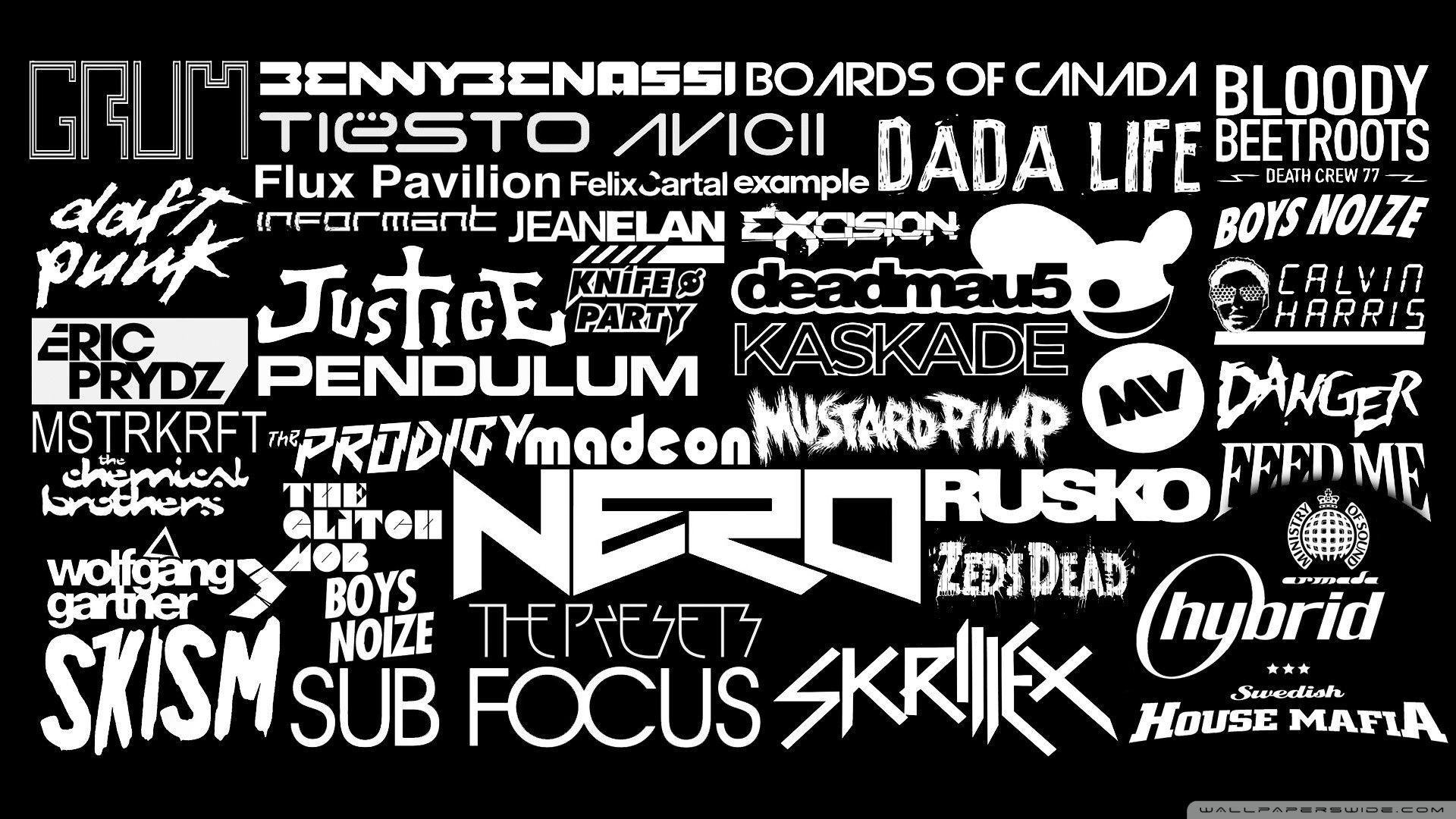 1920x1080 Dj Logo HD Background