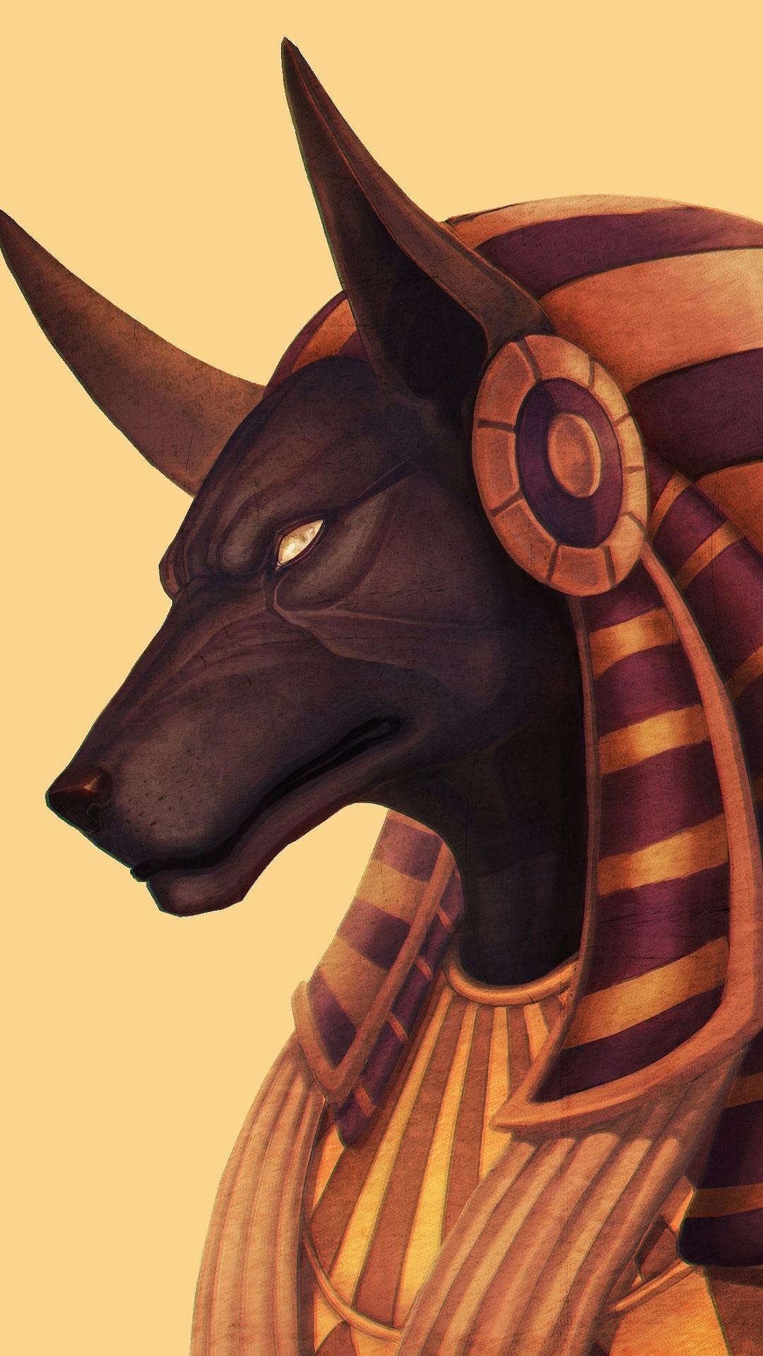 1080x1920 Anubis Egyptian God Background .