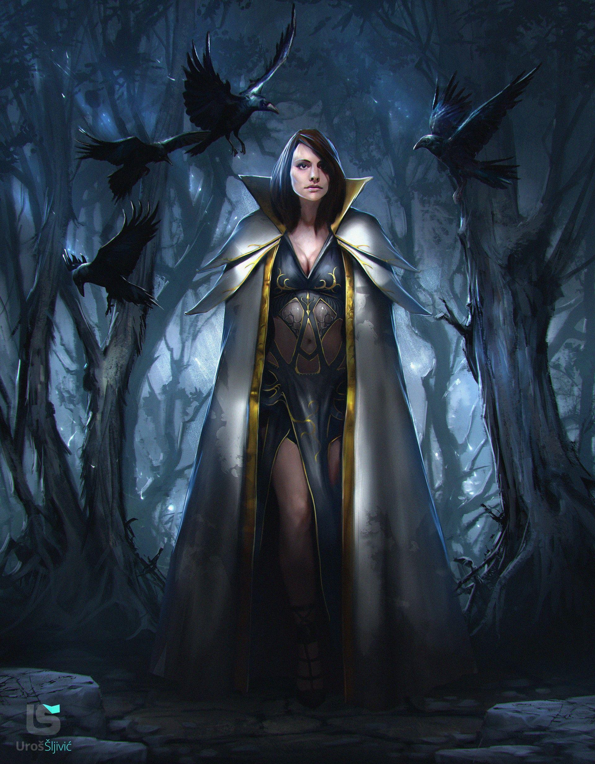 1920x2465 Beautiful Dark Witches Art .