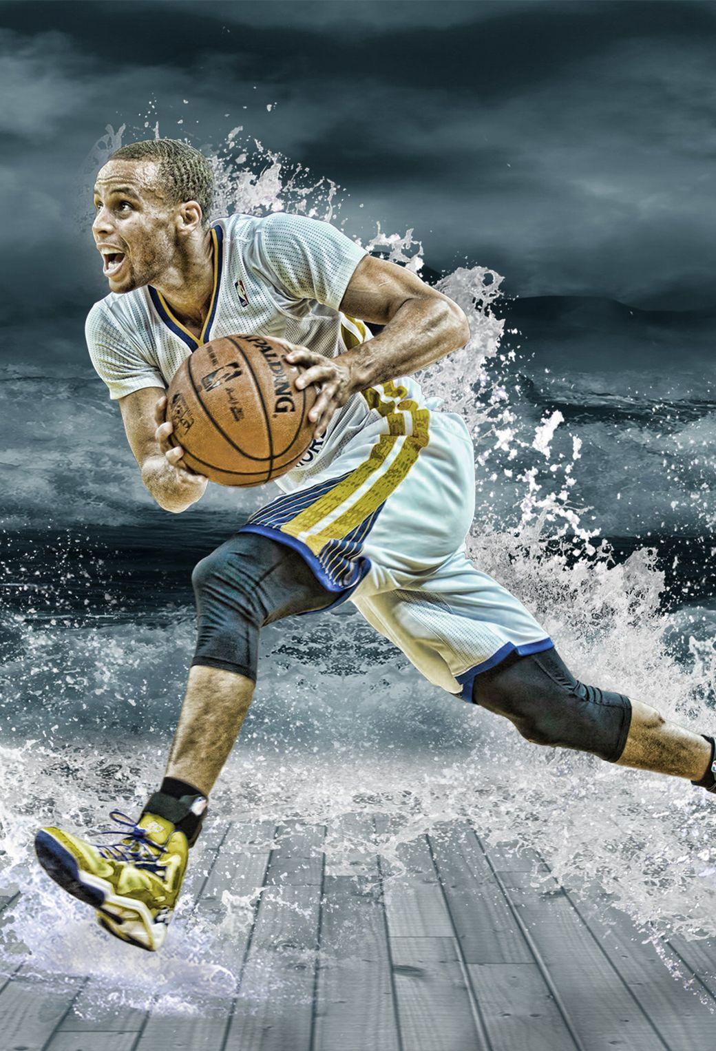 1040x1526 Stephen Curry Splash Wallpaper for iPhone Pro Max, X, 6