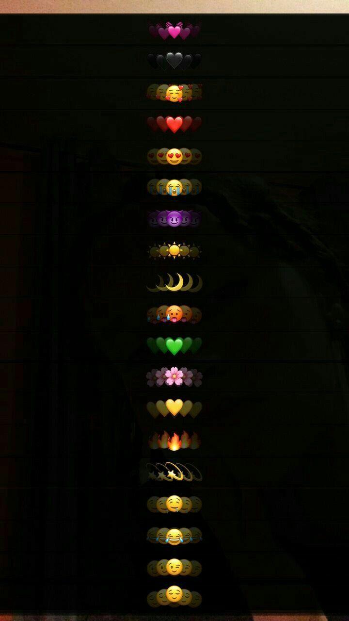 720x1280 Cute Black Wallpaper Emoji