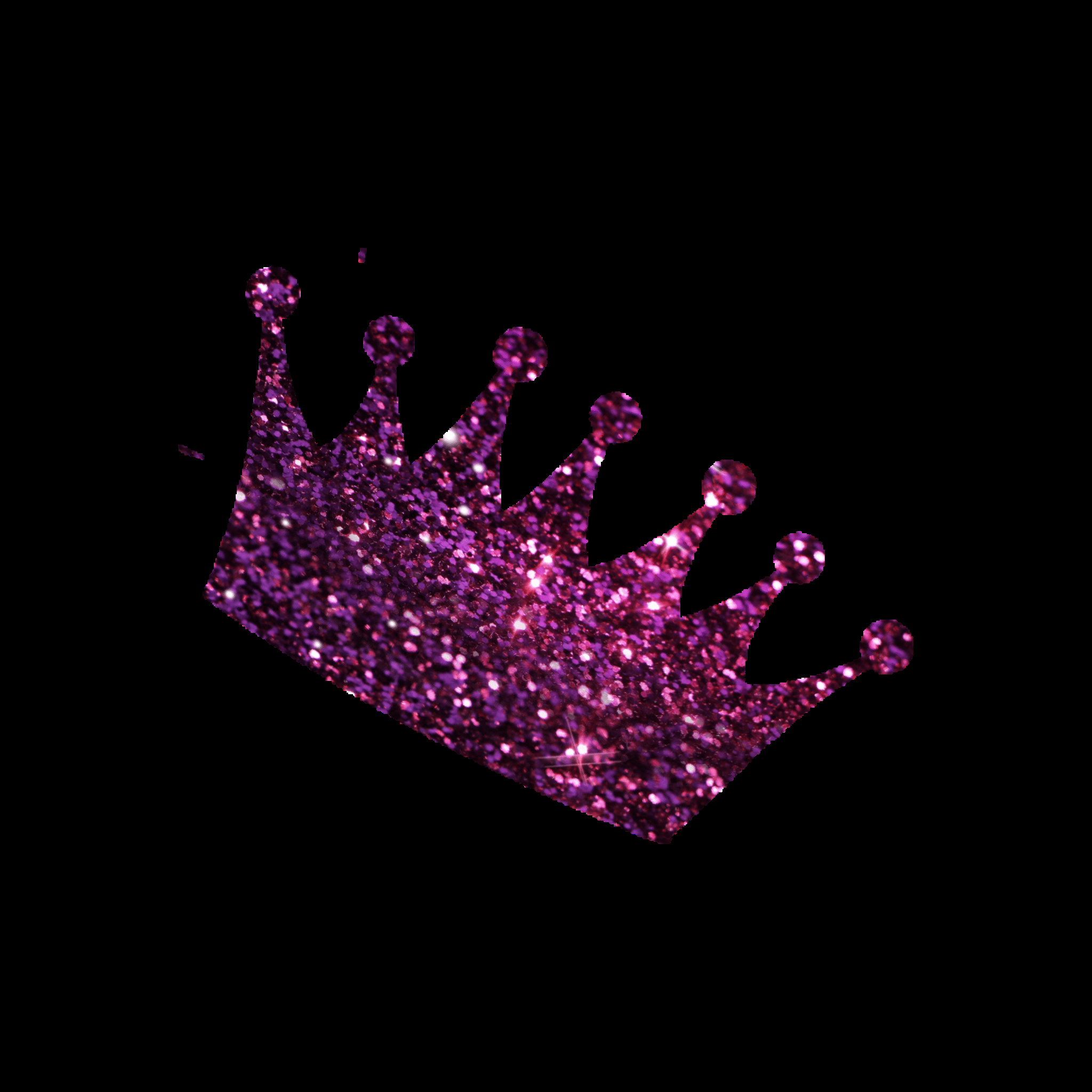 2048x2048 Purple Crown Wallpaper