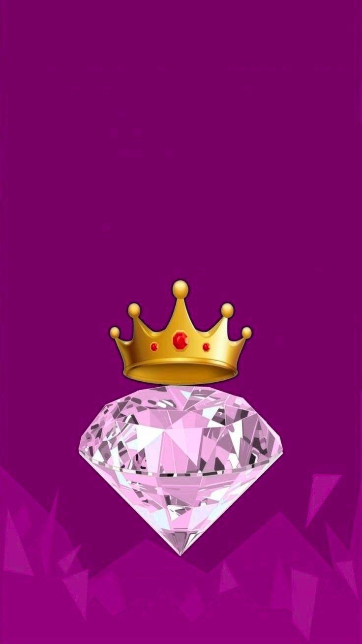 736x1309 I love Crown Wallpaper. Cute wallpaper, Pretty wallpaper, Purple wallpaper