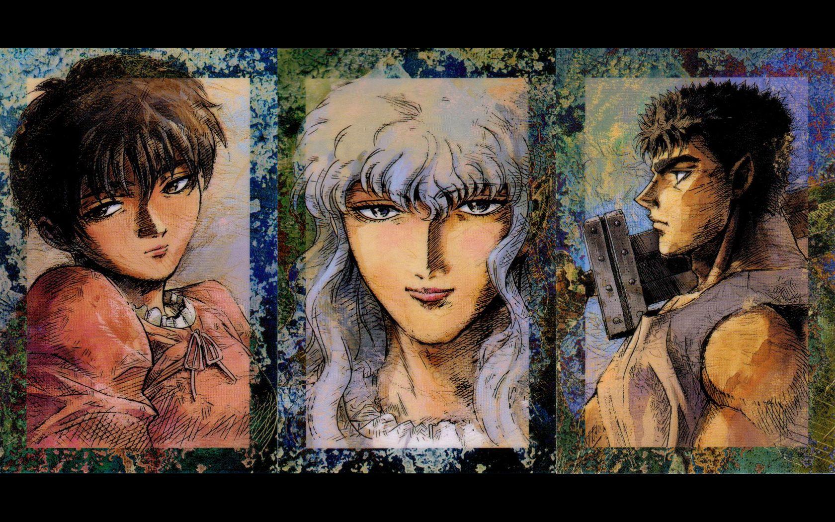 1680x1050 Berserk Casca Guts Griffith