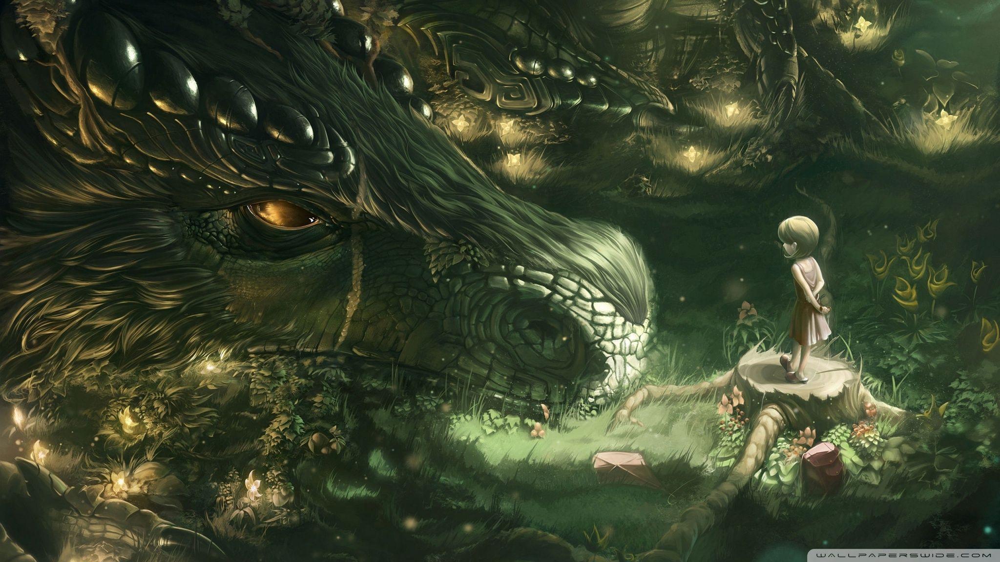 2048x1152 Fantasy Dragon wallpaperx1152