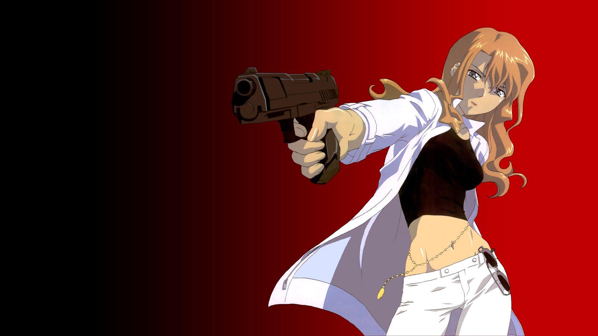 1920x1080 gun mireille bouquet noir weapon. konachan.com.com Anime Wallpaper